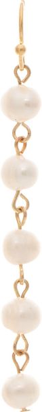 Linear Freshwater Pearls Earring