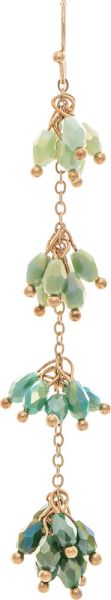 Sparkly Beaded Bunches Long Earring