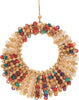 Beaded Chain Circle Earring