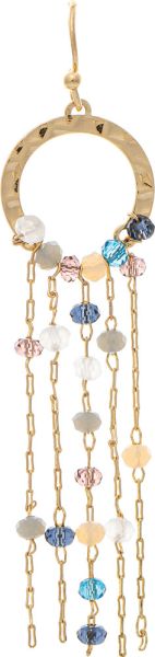 Dangle Bead Chain Earring