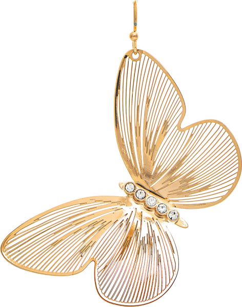 Featherweight Butterfly Crystal Accent Earring