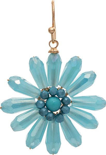 Glass Bead Daisy Earring