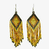 Sterling Silver Beaded Fringe Earrings