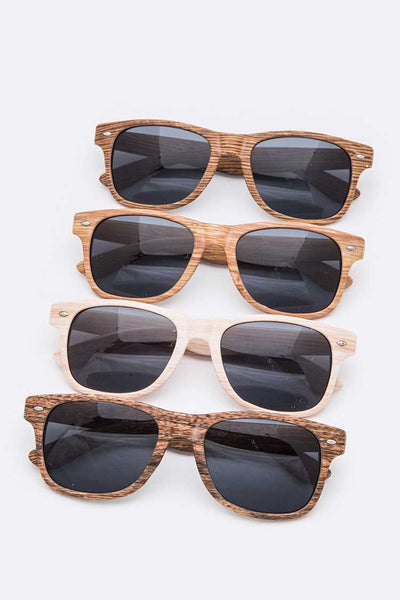 Unisex Wooden Sunglasses