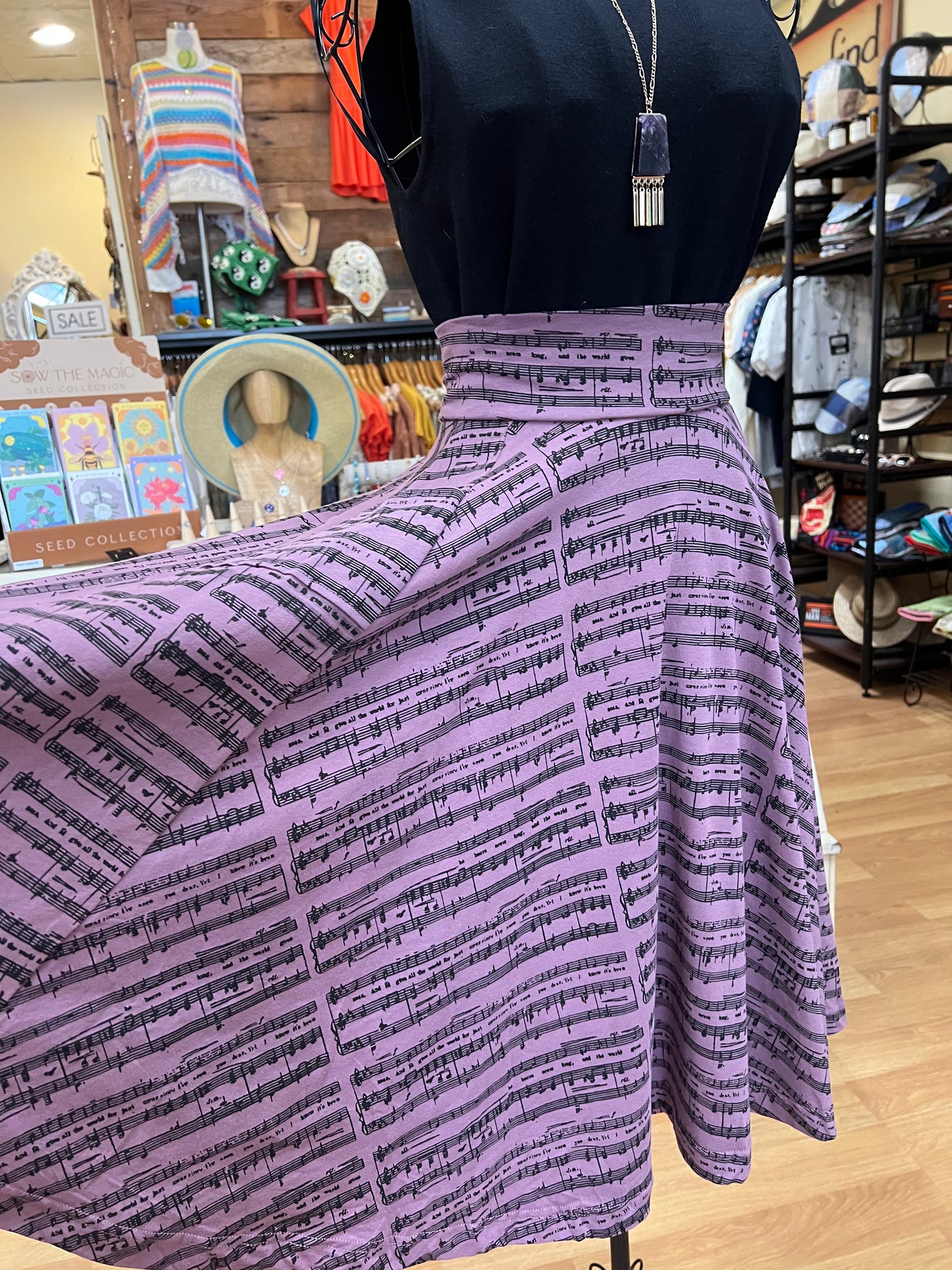 Effie's Heart Sojourn Skirt Symphony Print