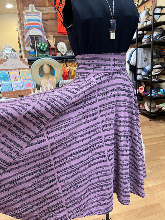 Effie's Heart Sojourn Skirt Symphony Print