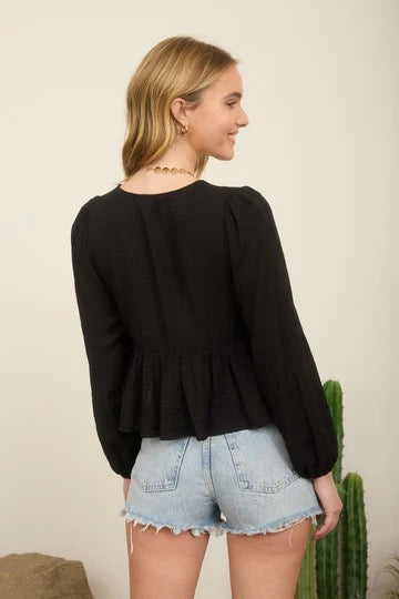 Floral Eyelet Embroidered Top