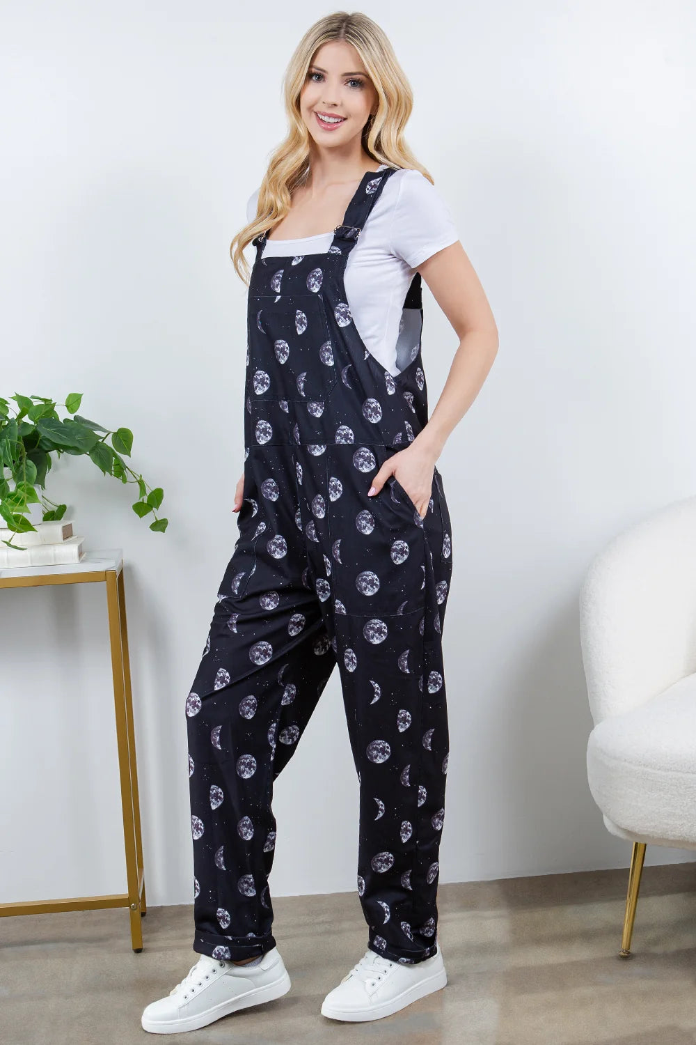 Phases of the Moon Overalls