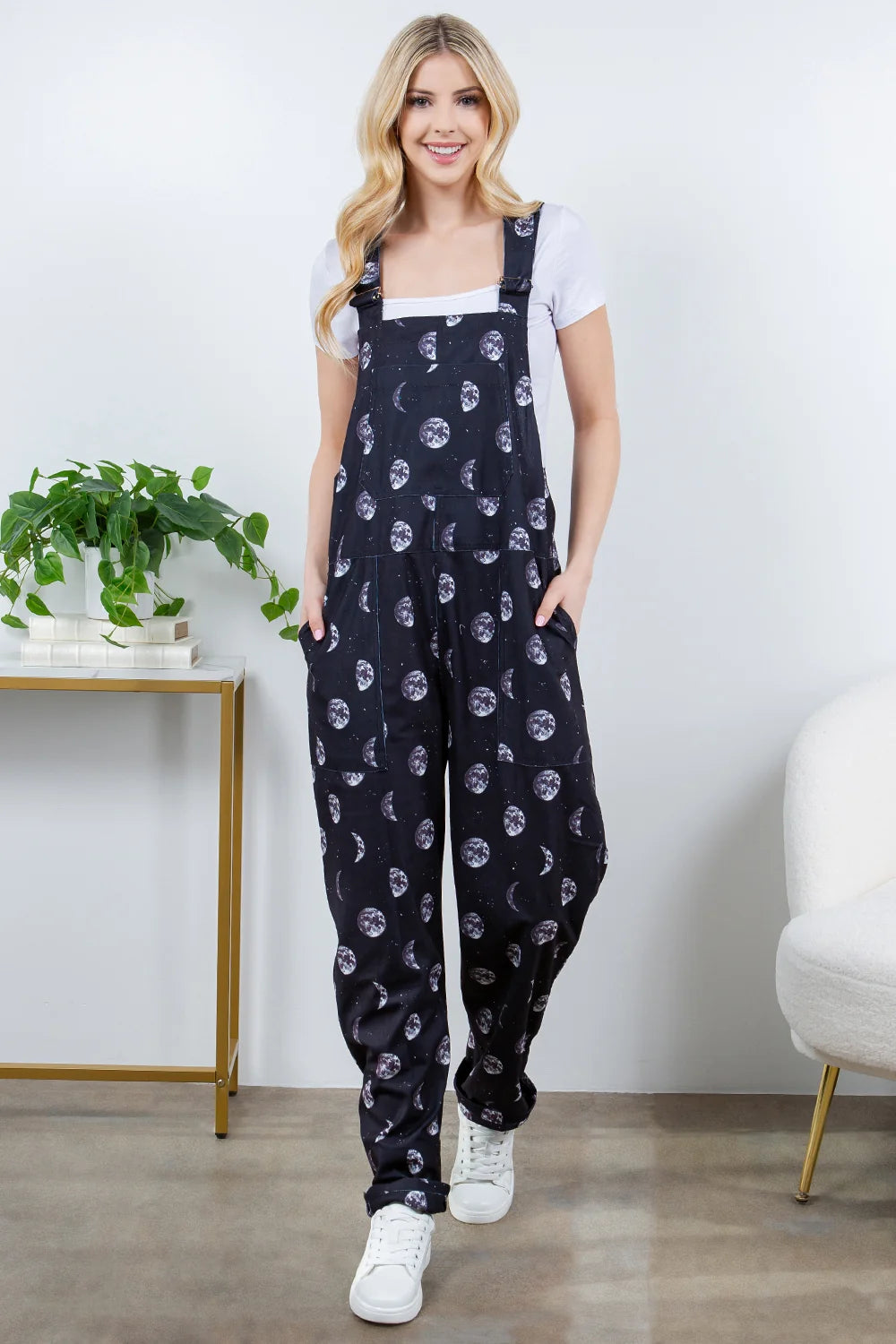 Phases of the Moon Overalls