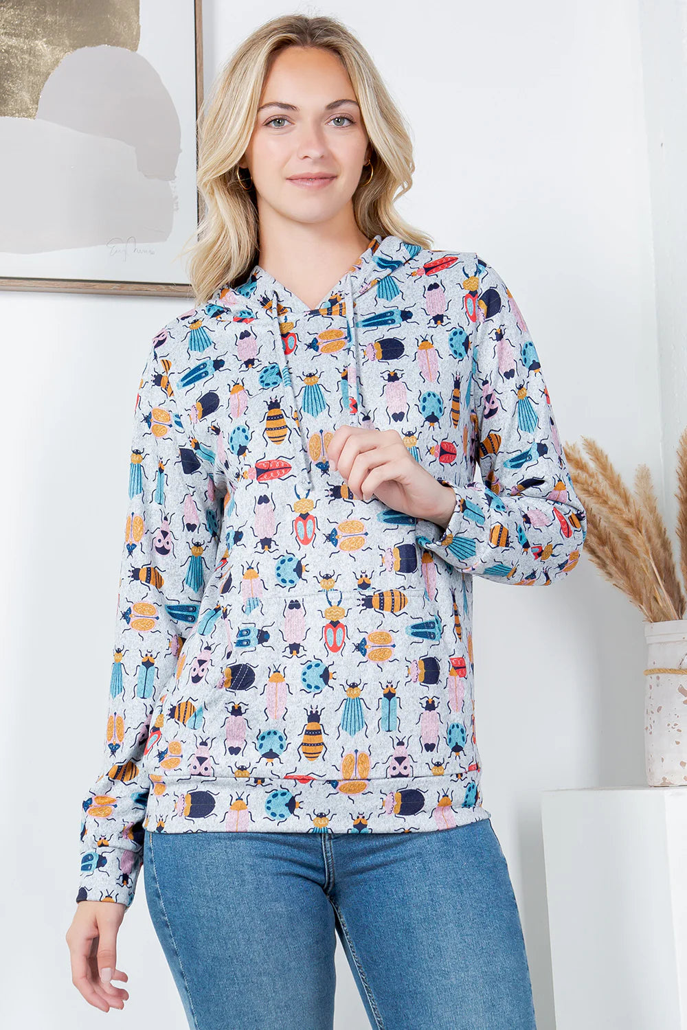 Colorful Bugs Pullover Hoodie
