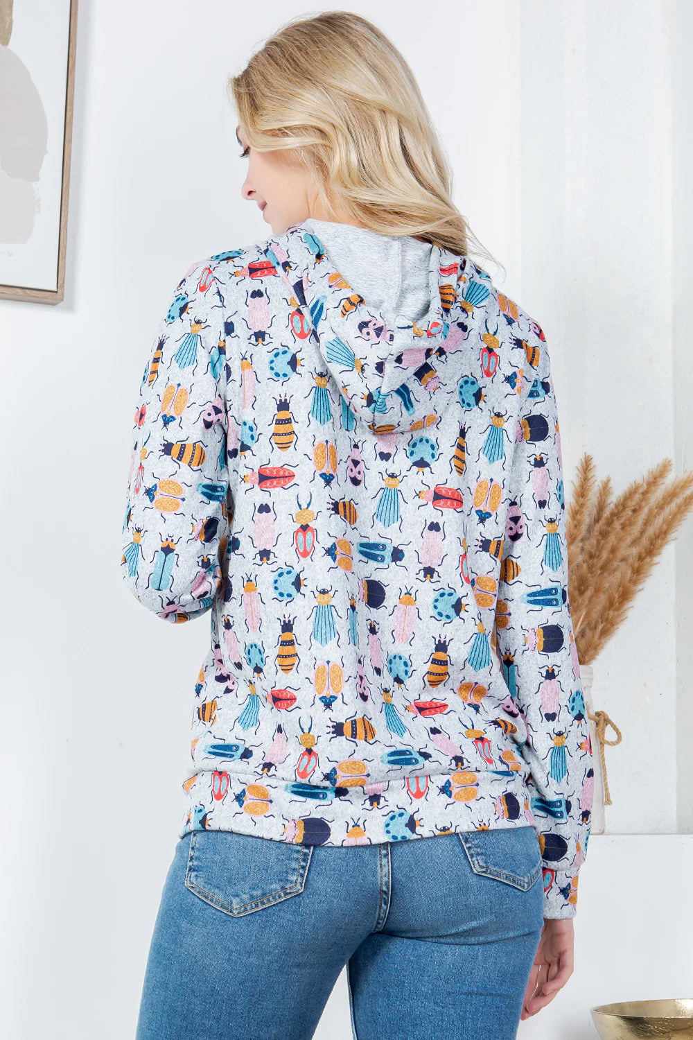 Colorful Bugs Pullover Hoodie