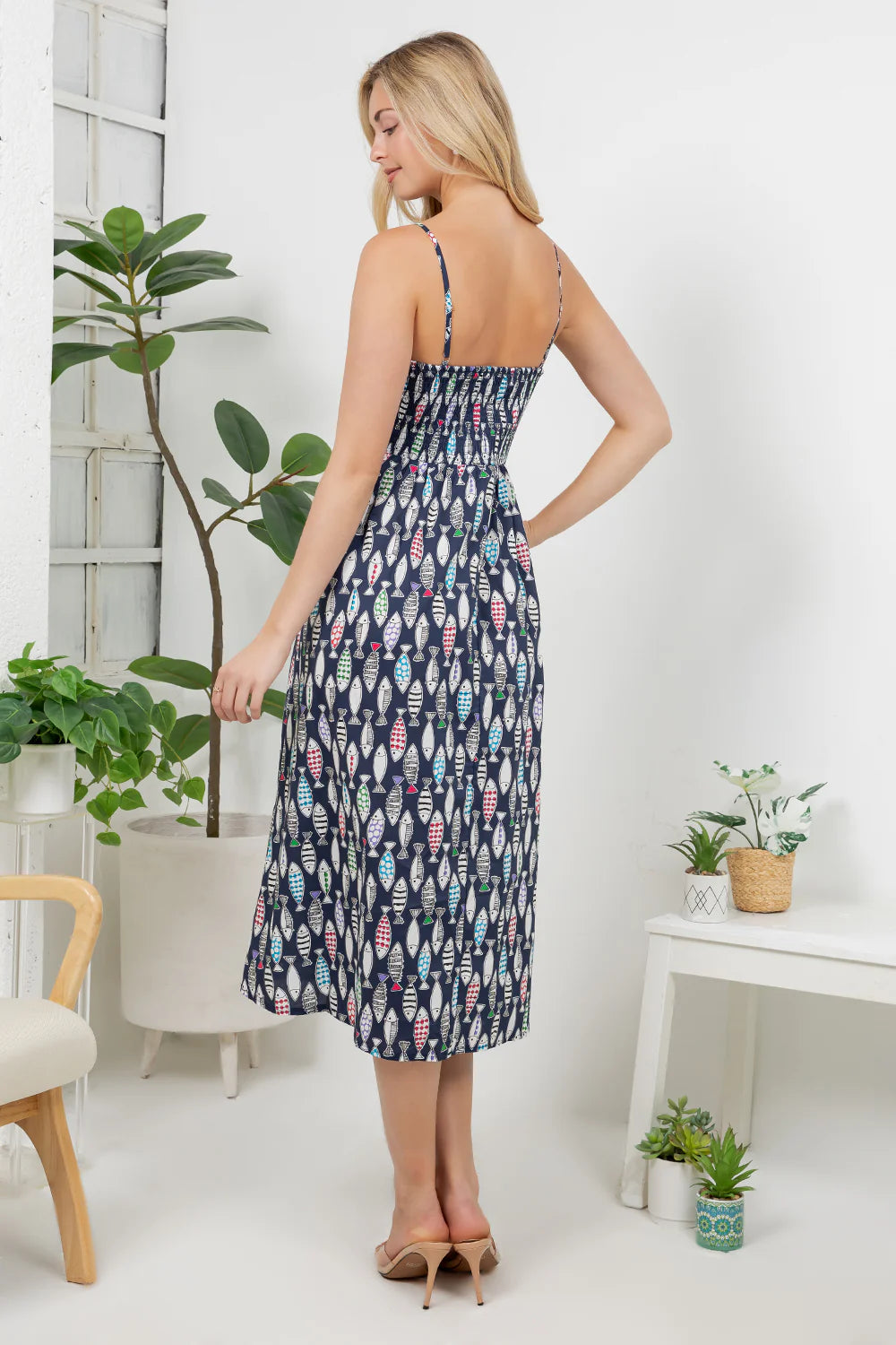 Summer Fish Cami Dress