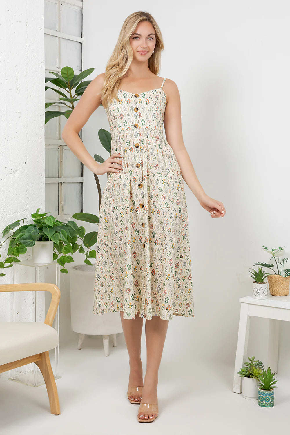 Floral Print Cami Dress