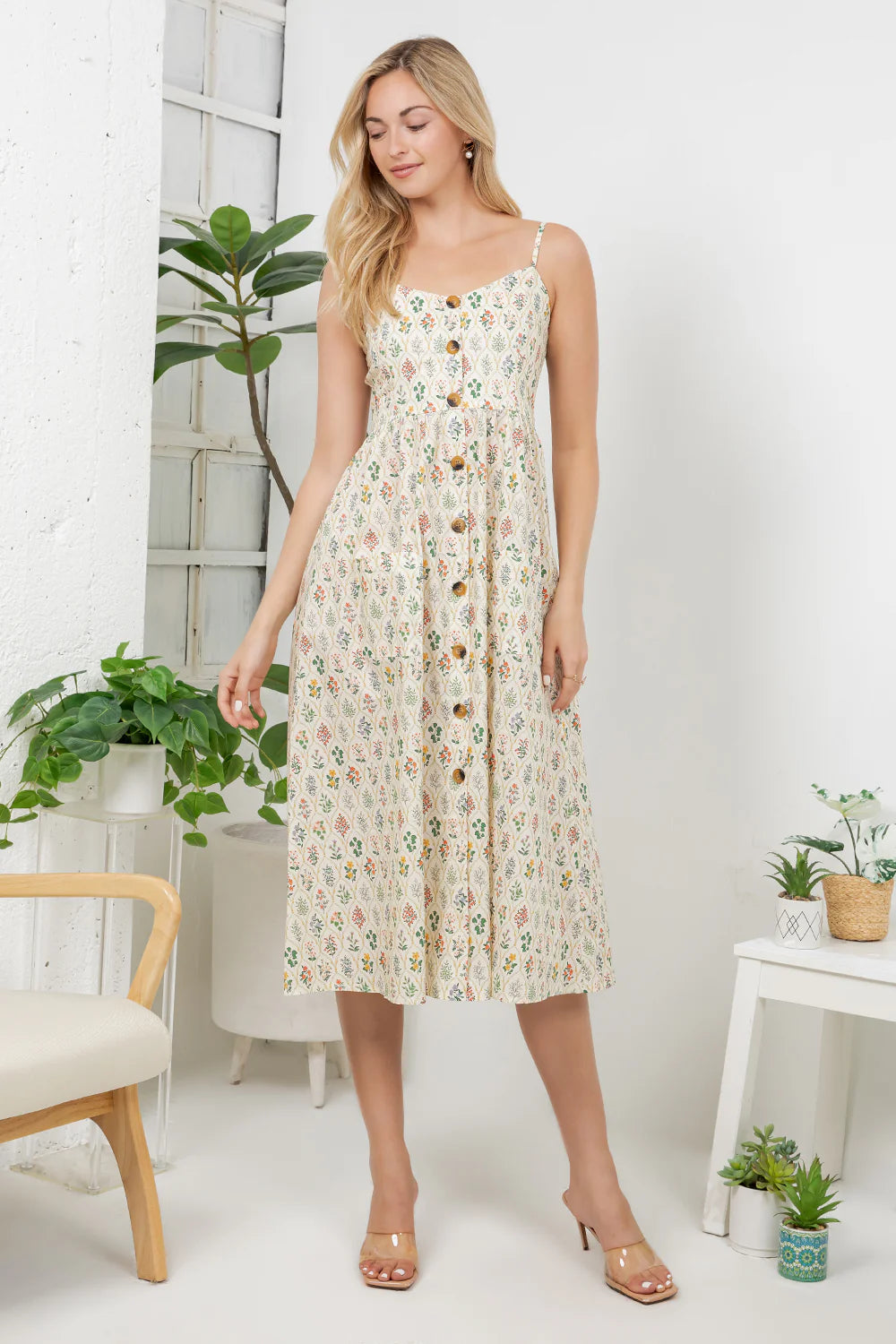 Floral Print Cami Dress