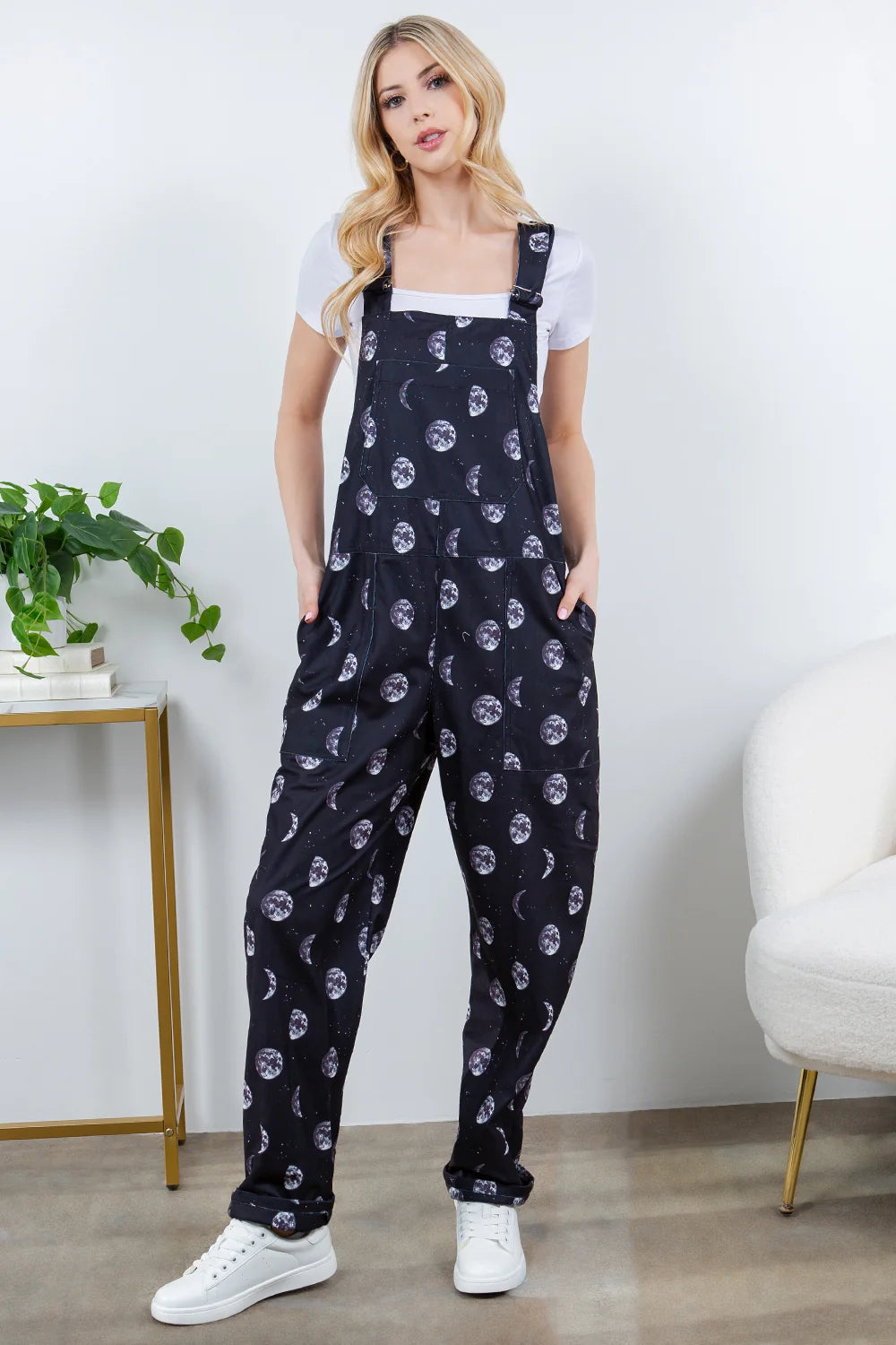 Phases of the Moon Overalls