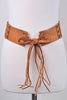 Suede Fringe Belt