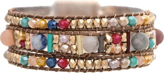 Boho Beaded Magnetic Bracelet