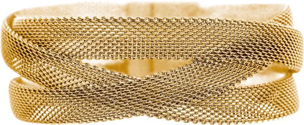 Crossover Mesh Chain Magnetic Bracelet