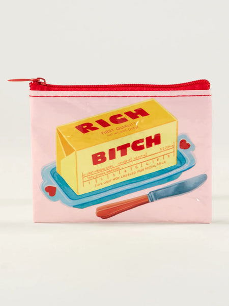 Blue Q Rich B*tch Coin Purse