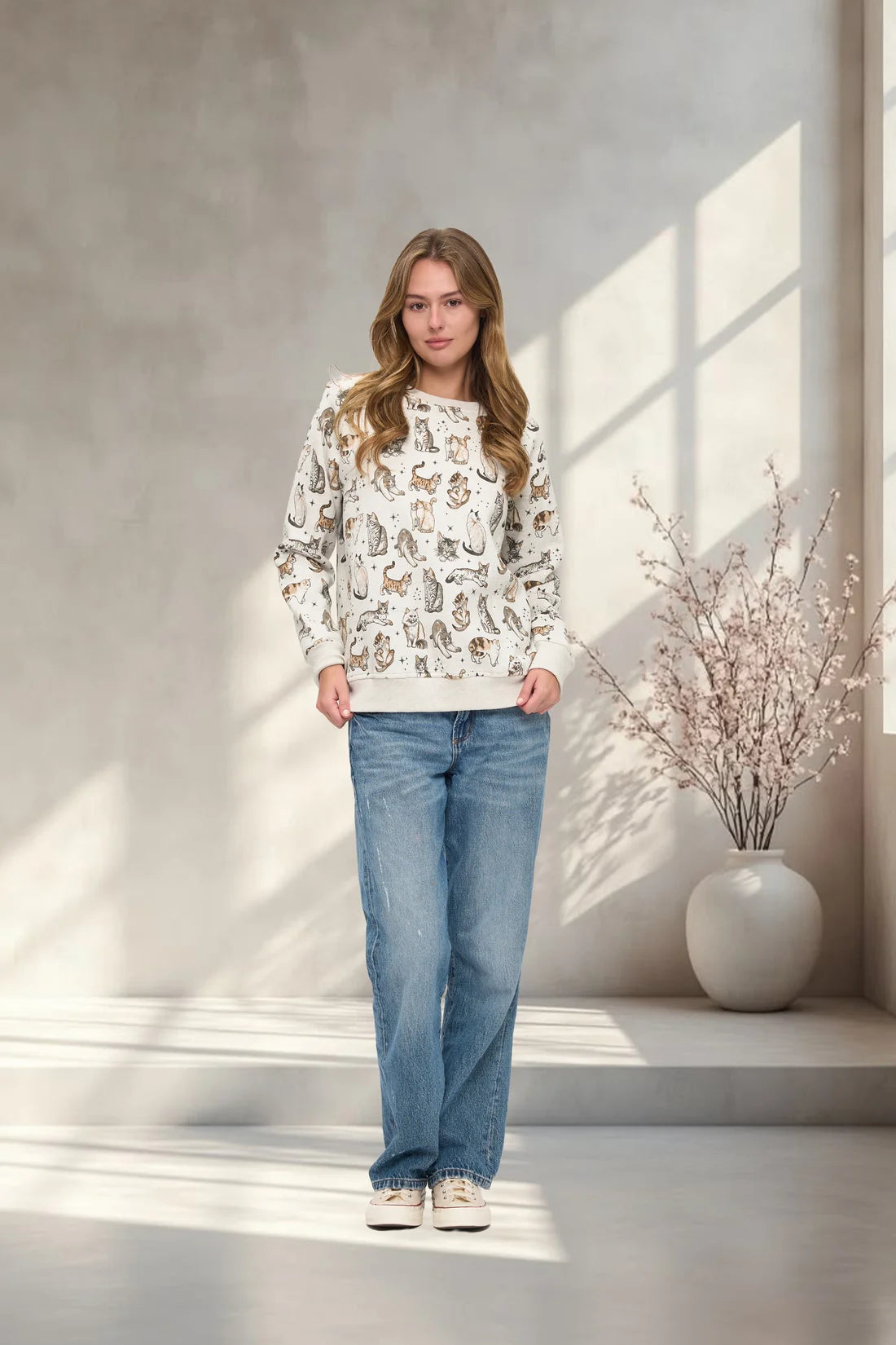 Celestial Cat Sweatshirt