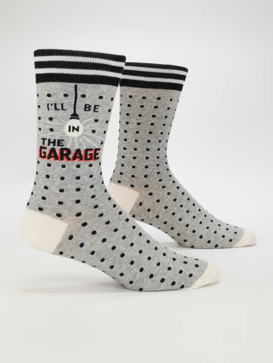 I'll Be In The Garage Socks