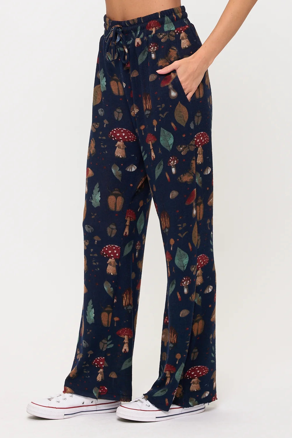 Mushroom & Cute Bugs Soft Pants