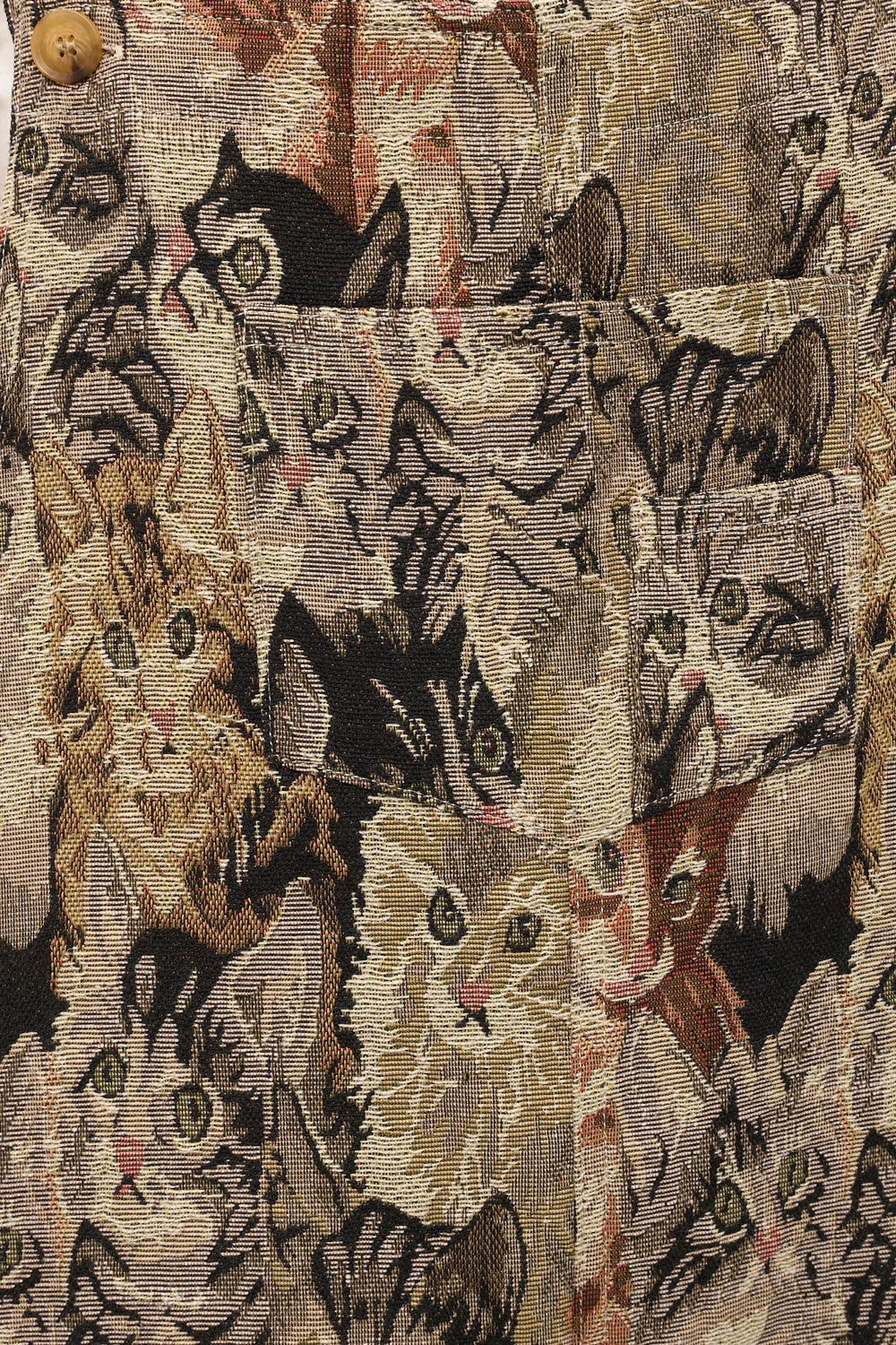 Cat Tapestry Overalls