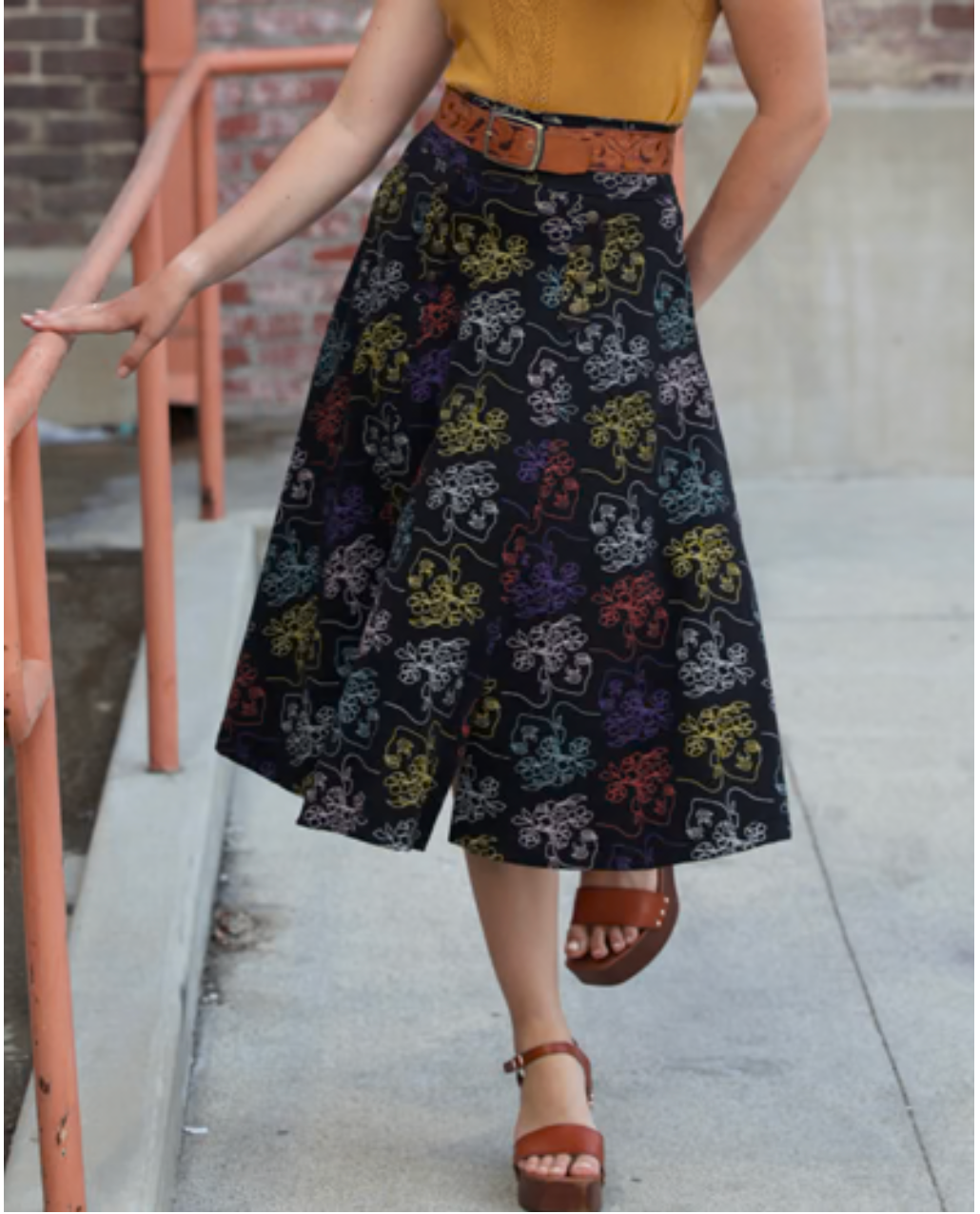Effie's Heart The Devonport Skirt in Antheia Print