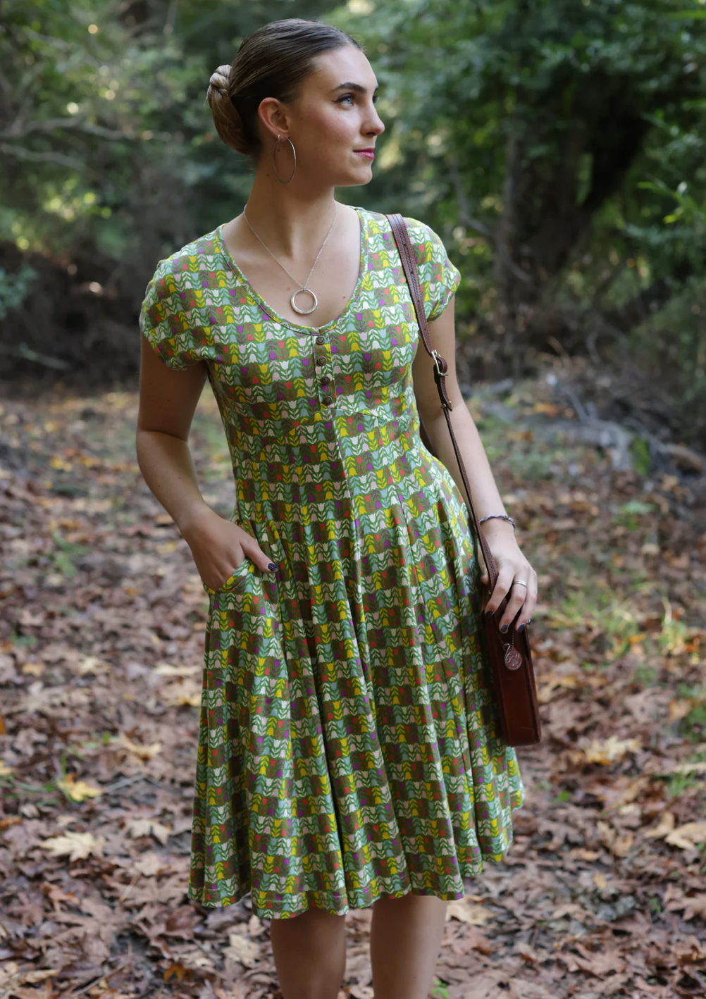 Effie's Heart Dress in Beatrixpark Print