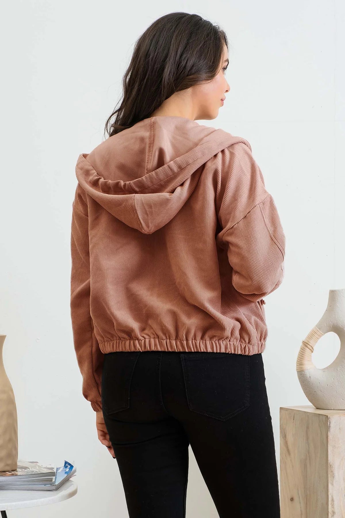 Corduroy Zip-Up Jacket