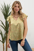 Fall Floral Satin Top