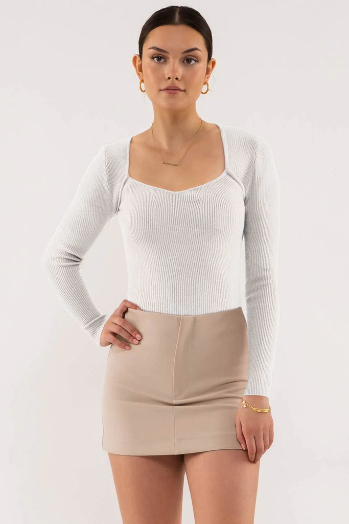 Ribbed Knit Top