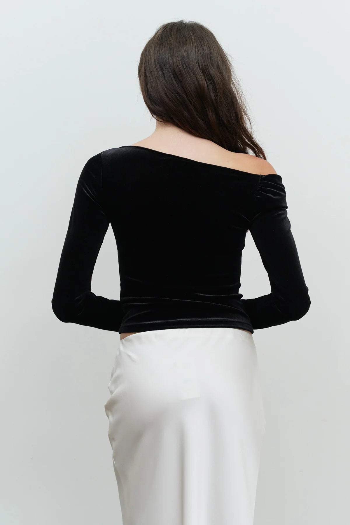 Velvet Off Shoulder Top
