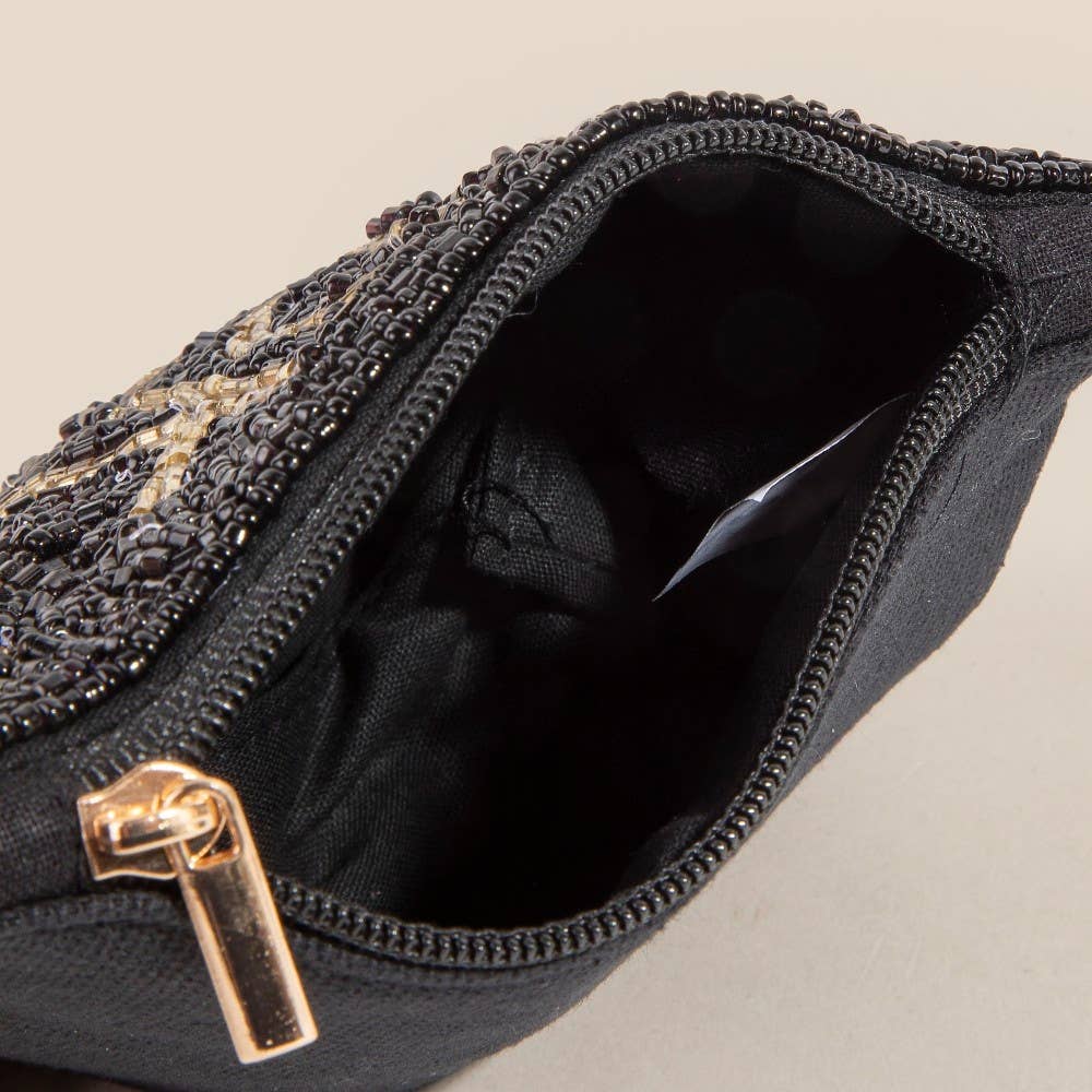 Vodka Money Seed Beaded Coin Purse