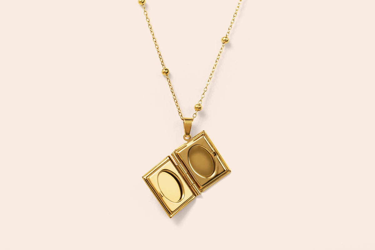 Hocus Pocus Boooook Locket Necklace