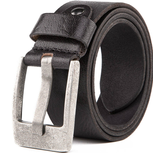 Black Genuine Leather Belt