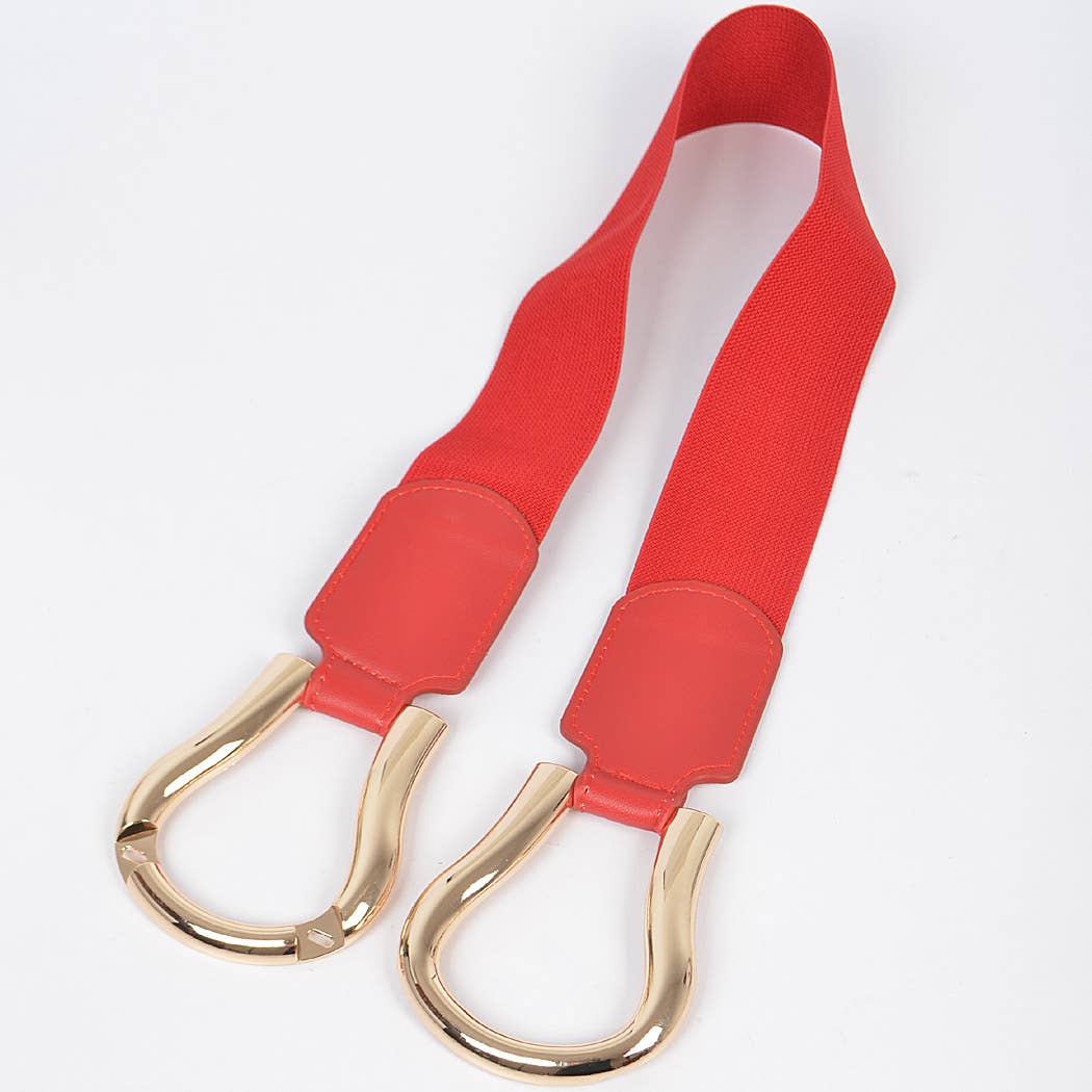 Large Buckle Elastic Belt