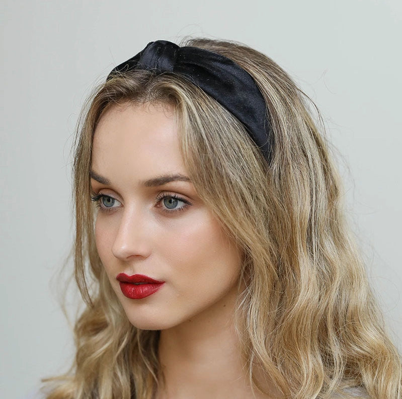 Velvet Twist Knot Headband