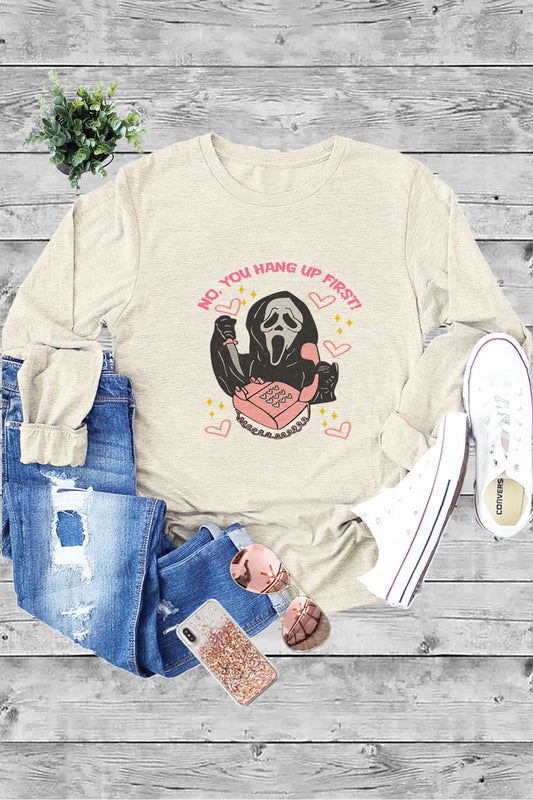 No You Hang Up First L/S Tee