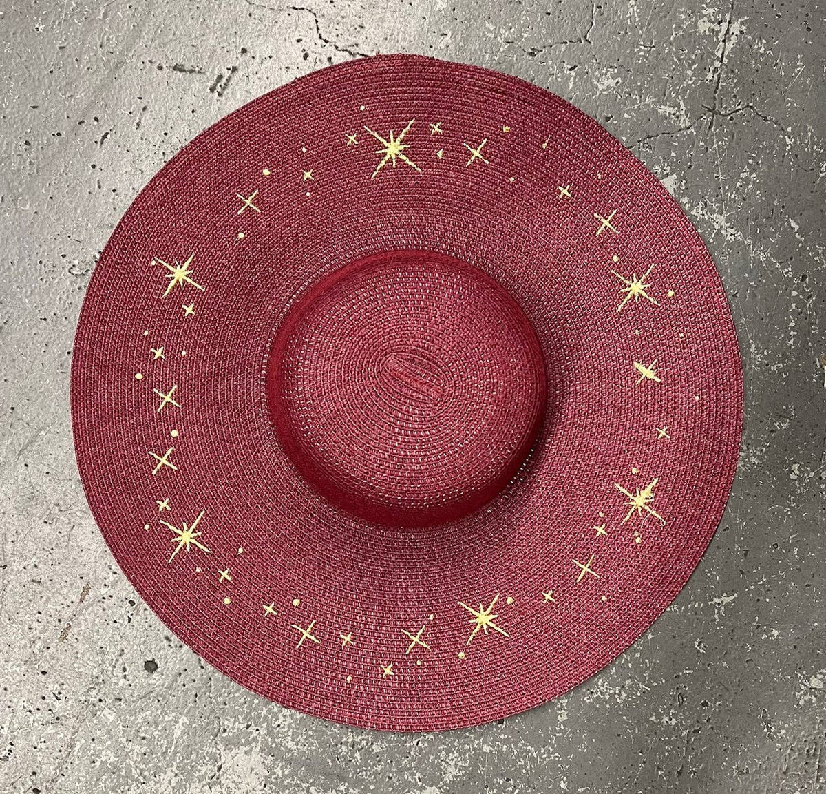 Wide Brim Starry Night Sunhat