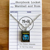 Frankenstein Book Locket