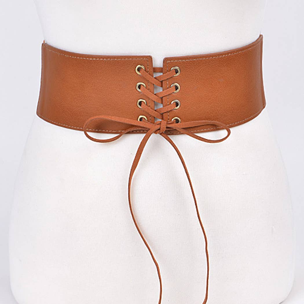 Corset Belt w/ Ribbon Detail