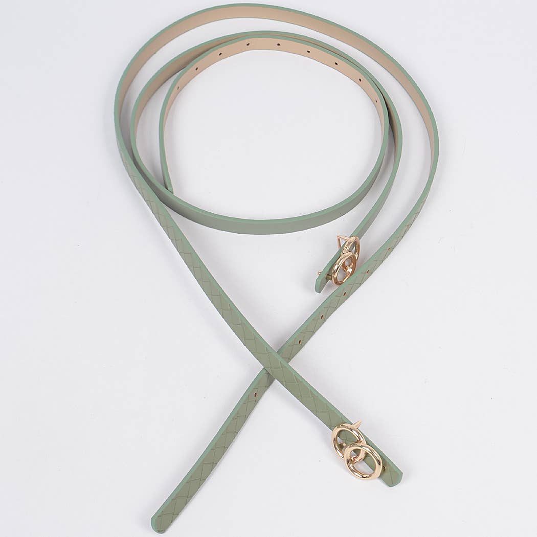 Sage Mini Circles Belt