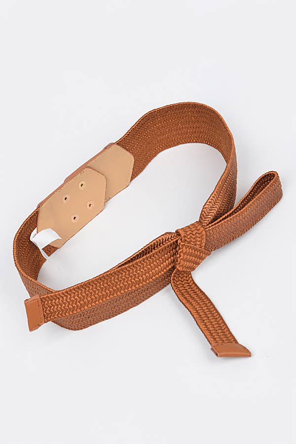 Weaved Ribbon Elastic Belt
