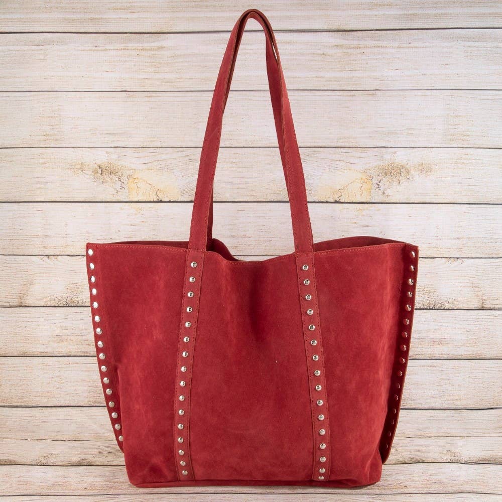 Large Studded Tote Bag