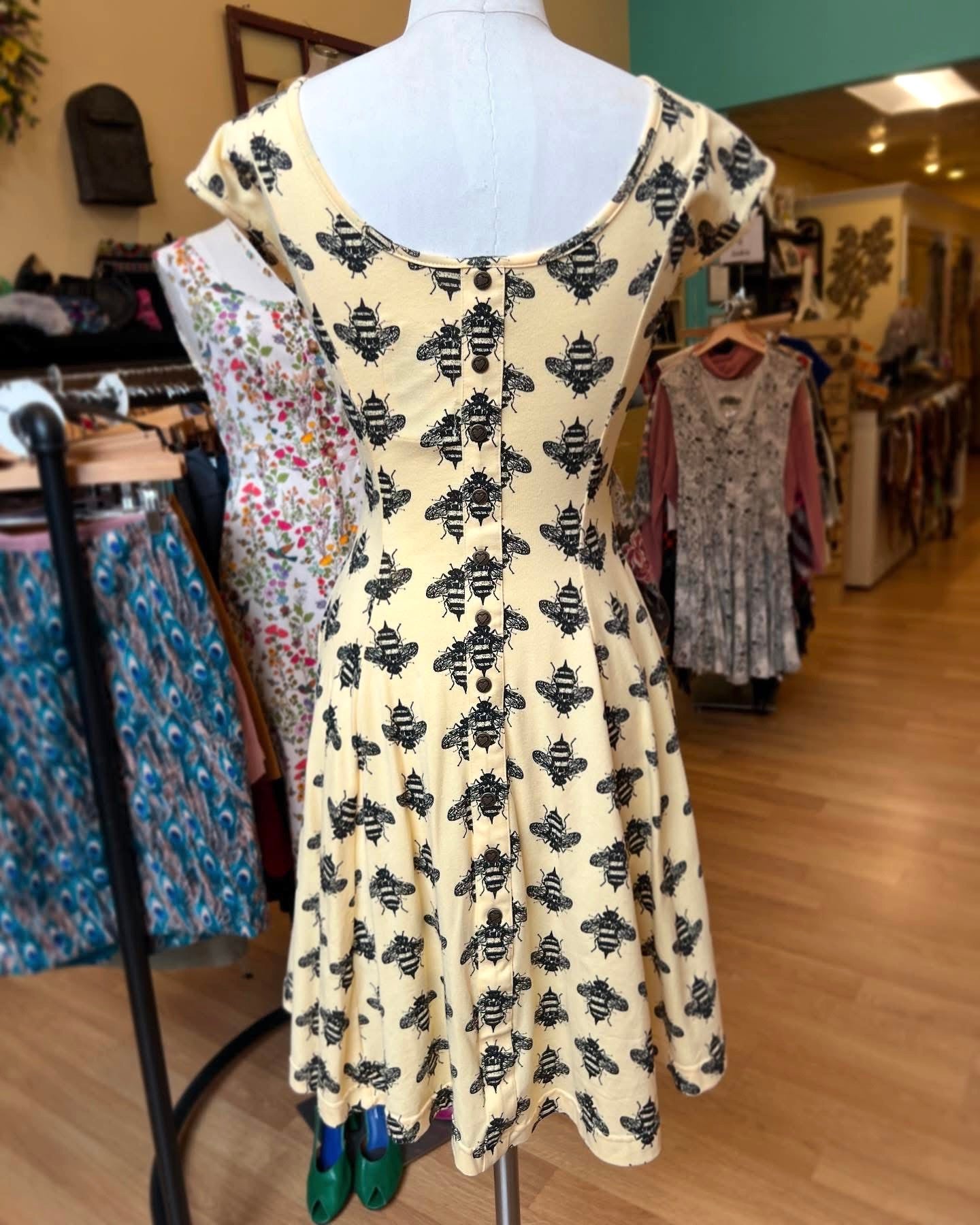 Effie's Heart Mary Dress in Bumblebee Print