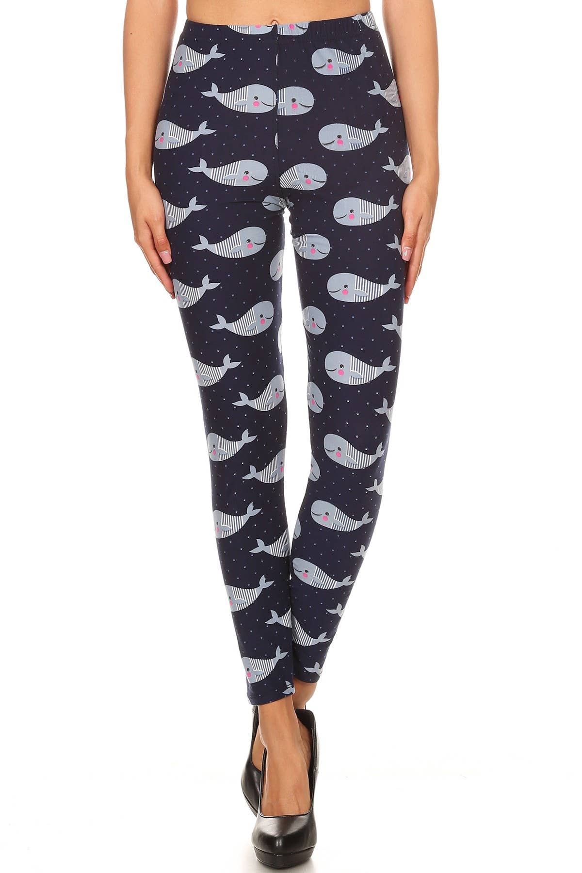 Whale Cutie High Waist Leggings