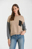 Colorblock Knit Sweater