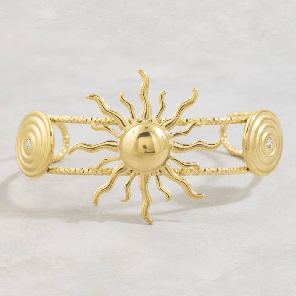 Celestial Sun Cuff Bracelet