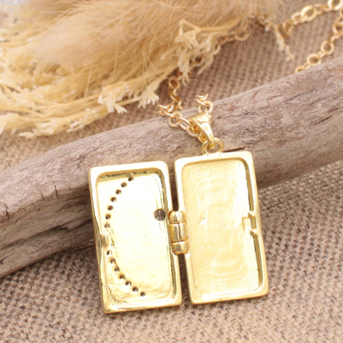 Lunar Memories Moon Locket Necklace
